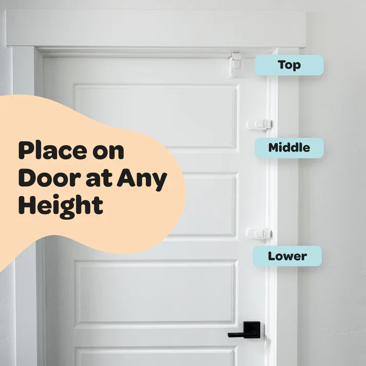 Child Safety Lock for Interior Doors