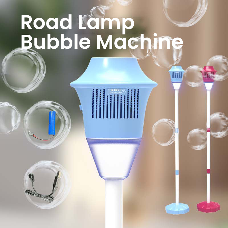 Road Lamp Bubble Machine