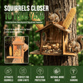 Wooden Squirrel Feeder