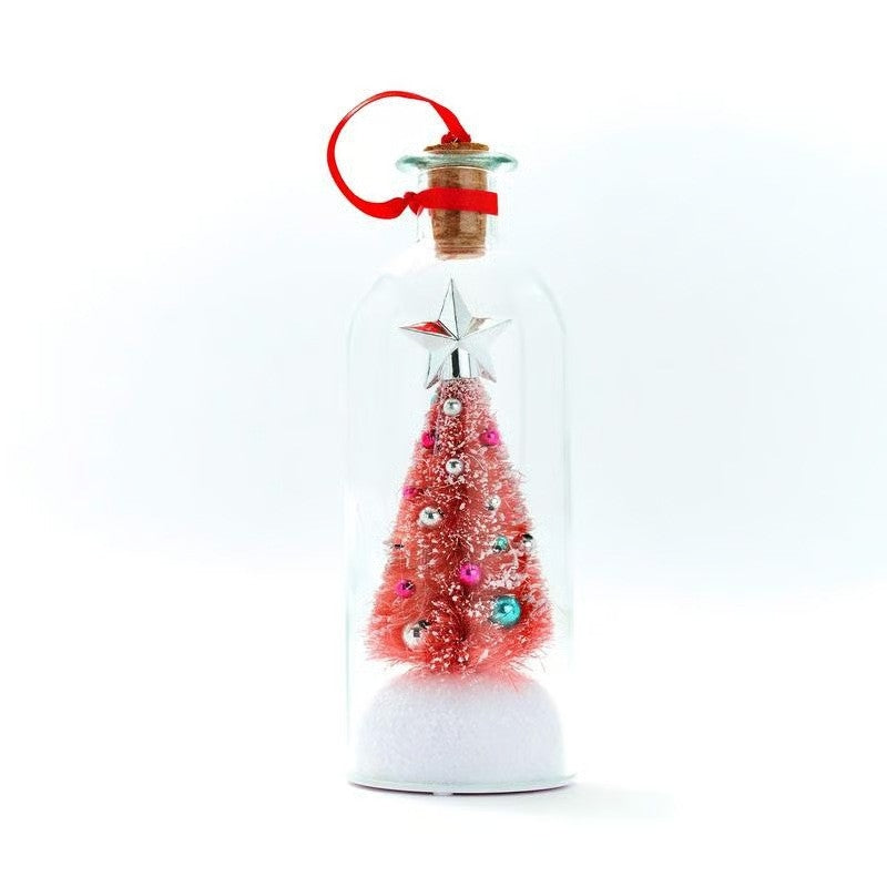 Recordable Christmas Message Bottle Ornament