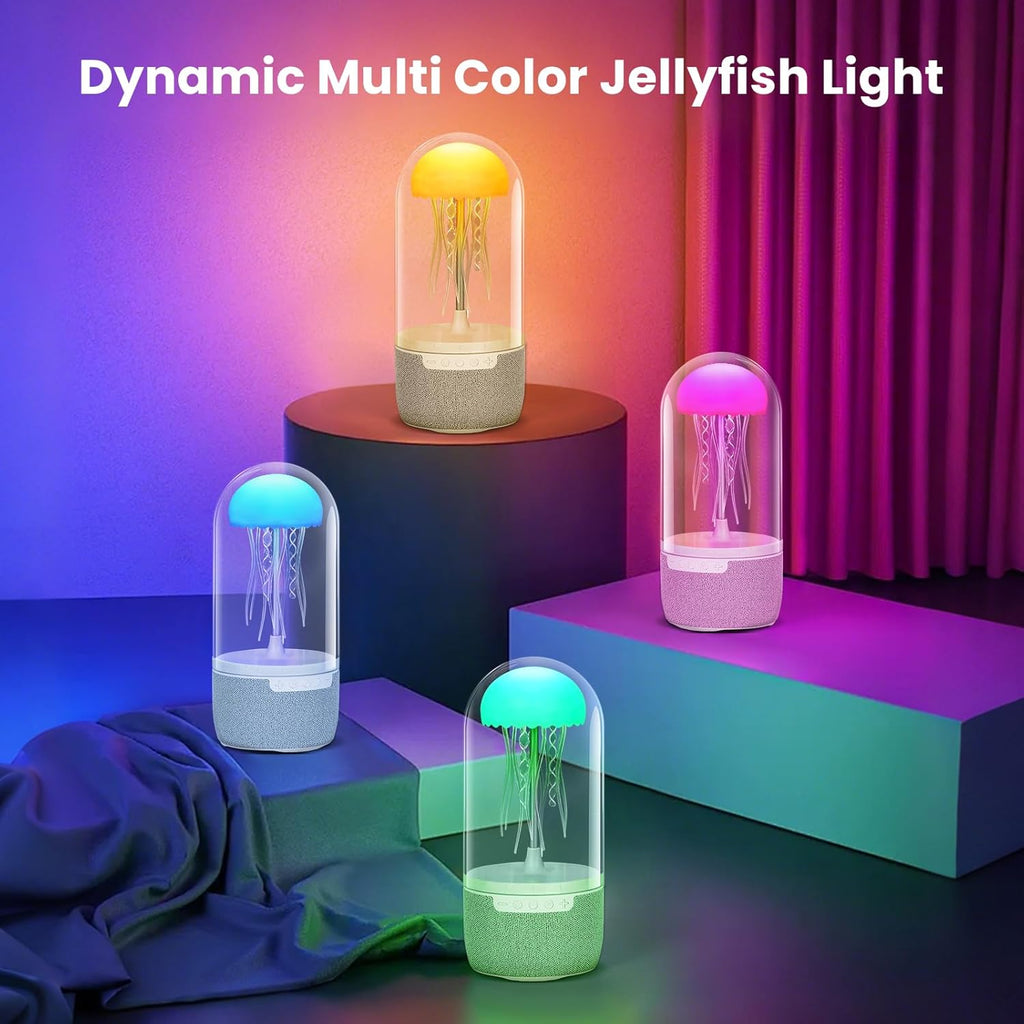 Jellyfish Lamp with Bluetooth Speaker