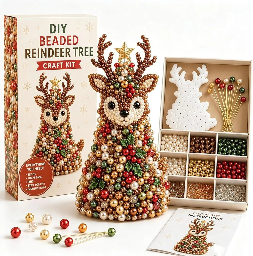 DIY Beaded Animal Christmas Tree Ornament Kit – 9 Designs