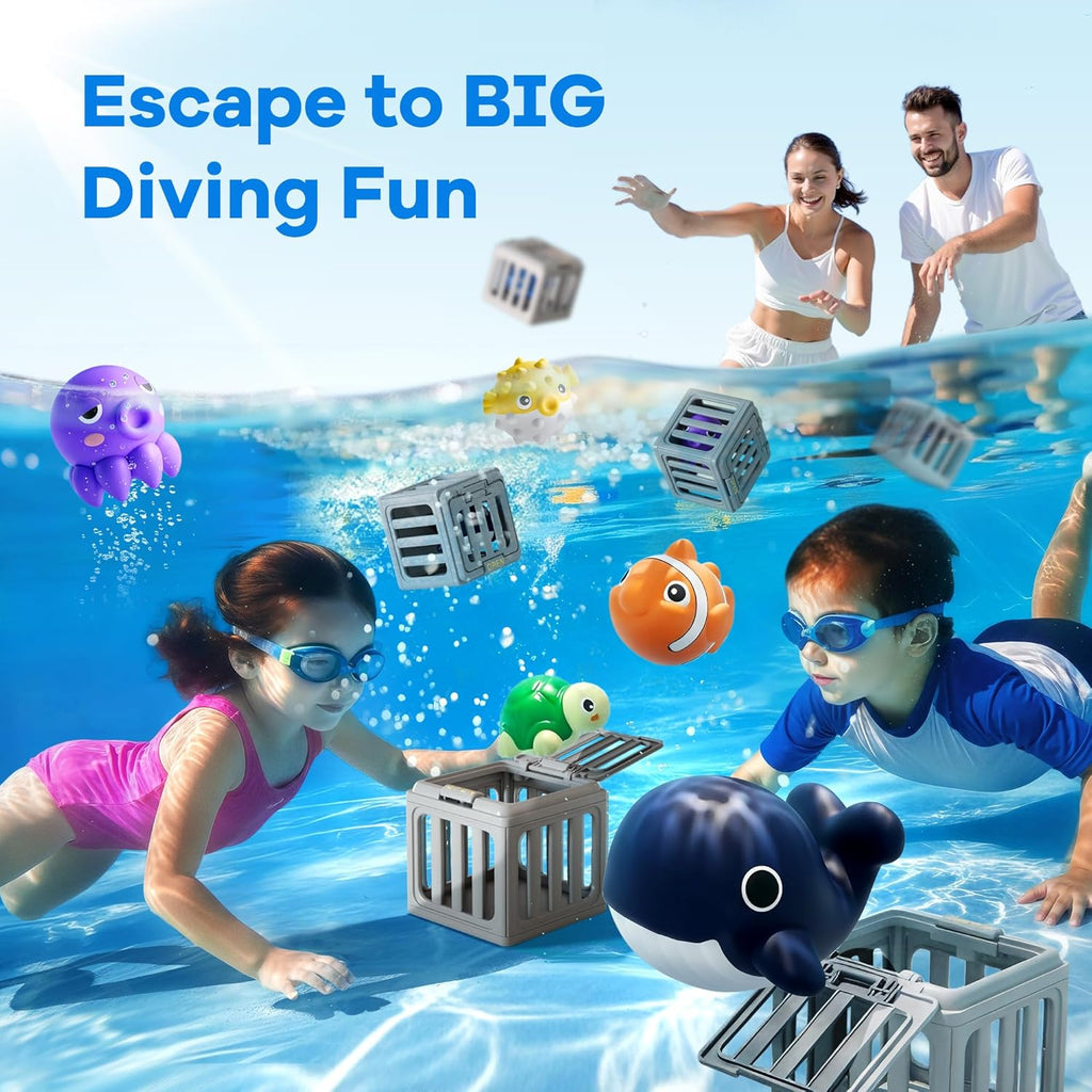 6 Boxes 6 Dive Pool Diving Toys Set for Kids