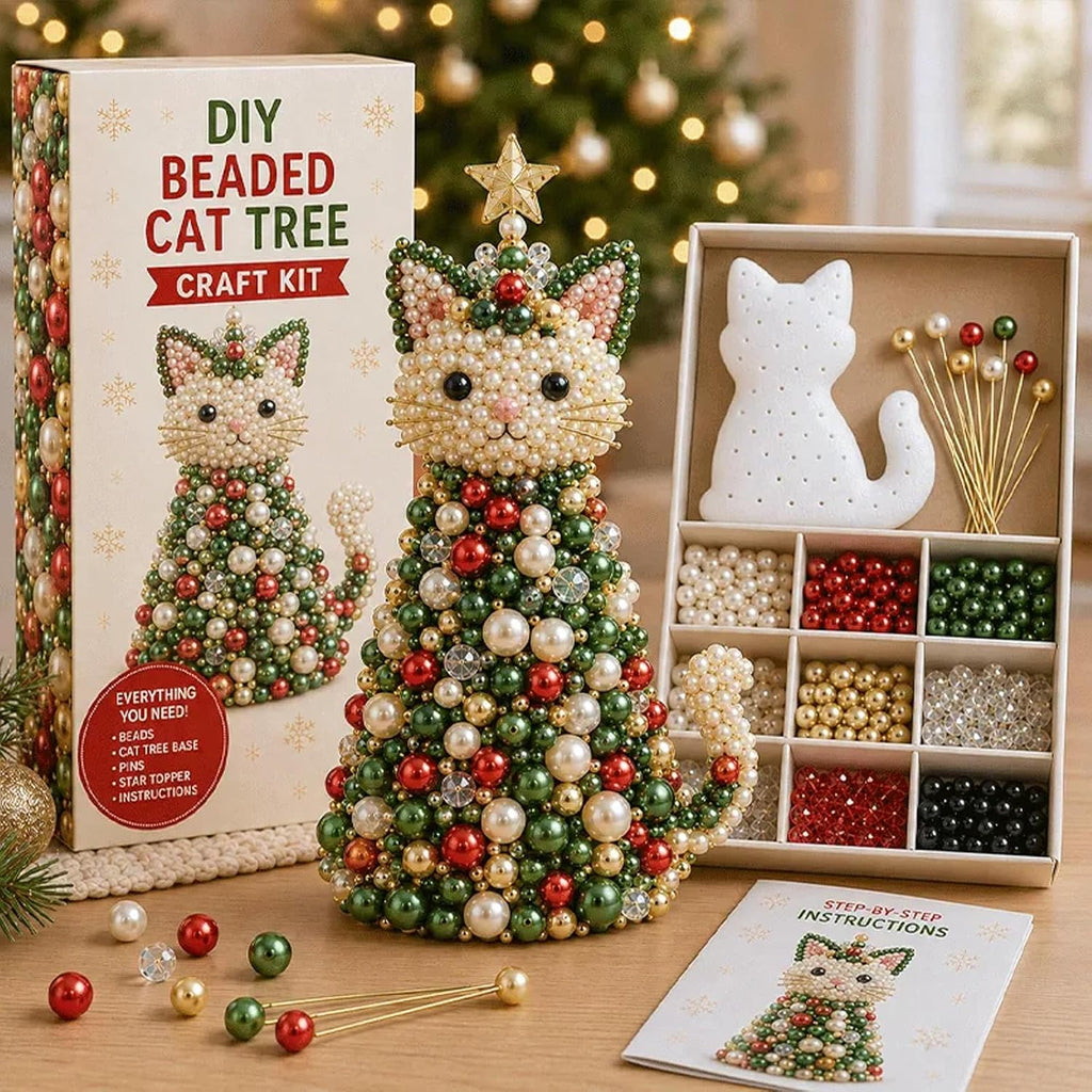 DIY Beaded Animal Christmas Tree Ornament Kit – 9 Designs