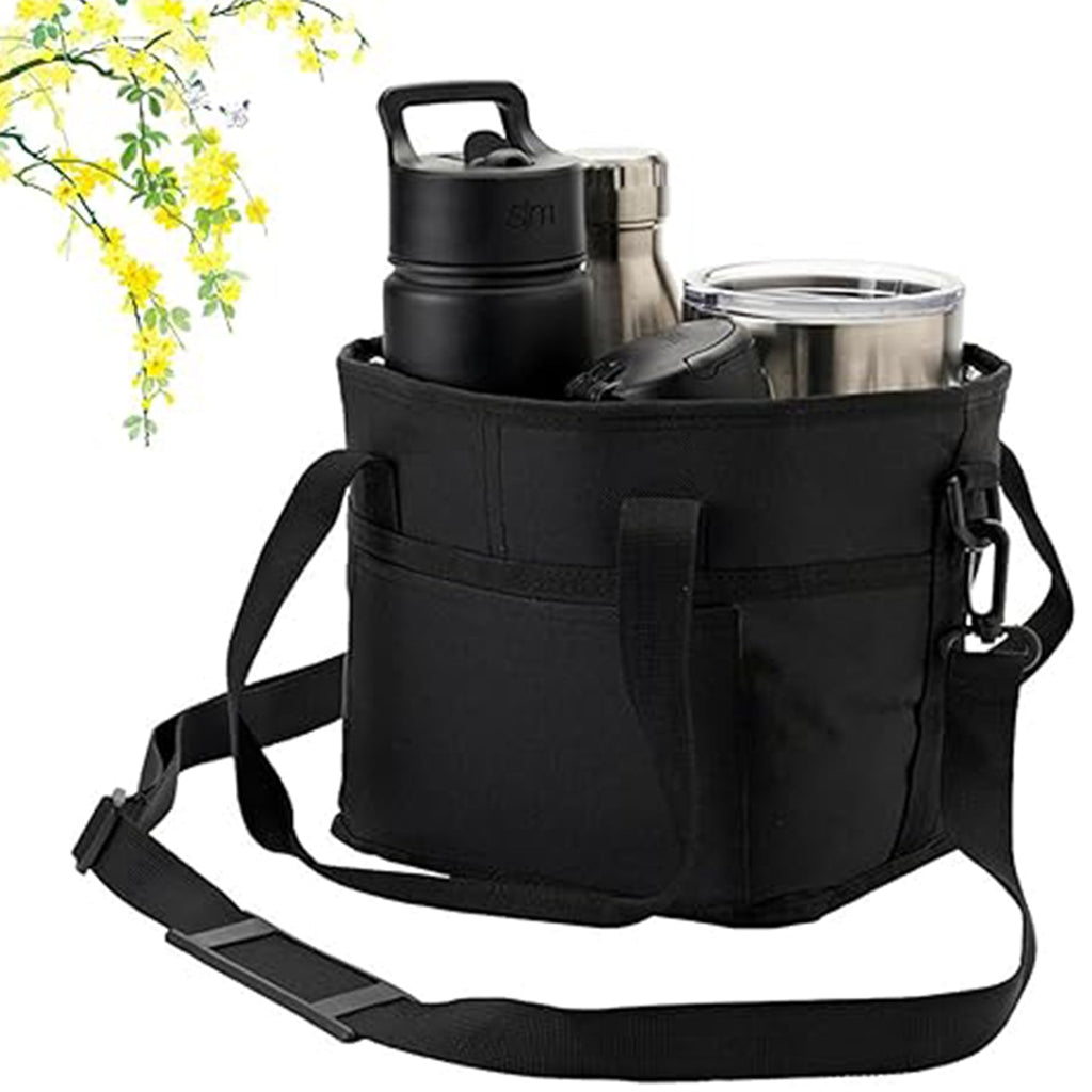 4 Water Bottle Holder with Strap