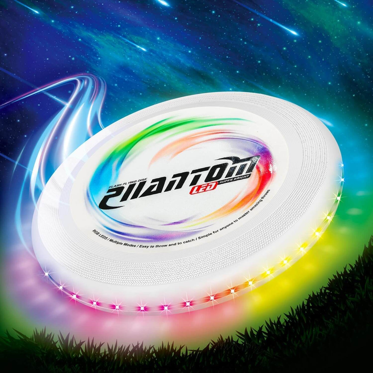 8.85'' LED Flying Disc with 13 Dynamic Light Modes