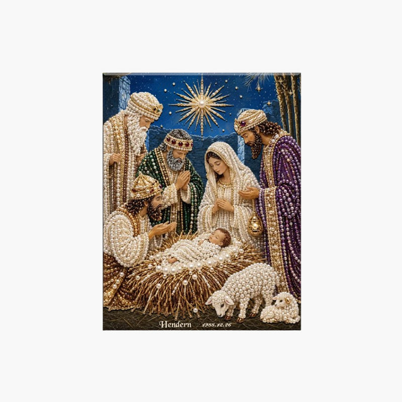 Nativity Scene Crystal Diamond Art Kit