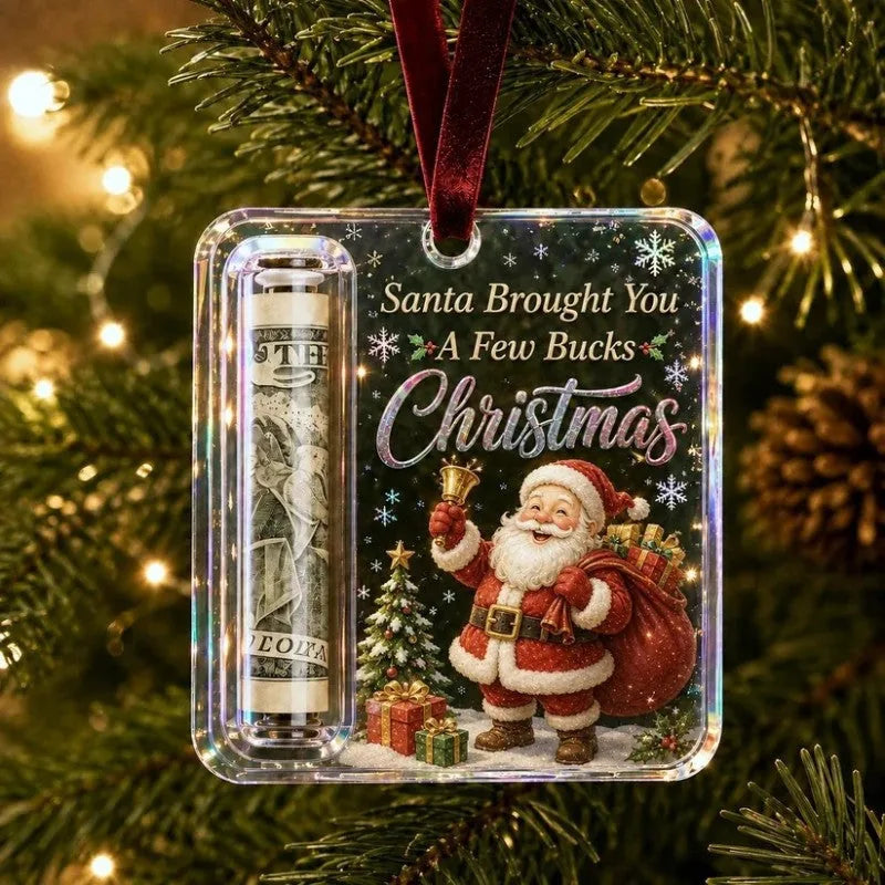 Santa's Cash Holder Christmas Ornament – The Magical Way to Gift Money This Holiday
