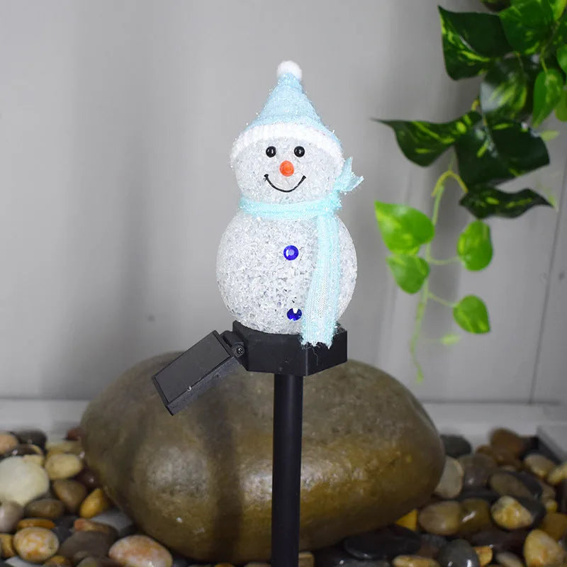 Plug-In Christmas Snowman Yard Light