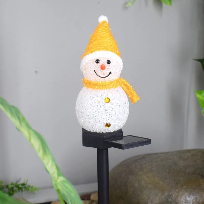 Plug-In Christmas Snowman Yard Light