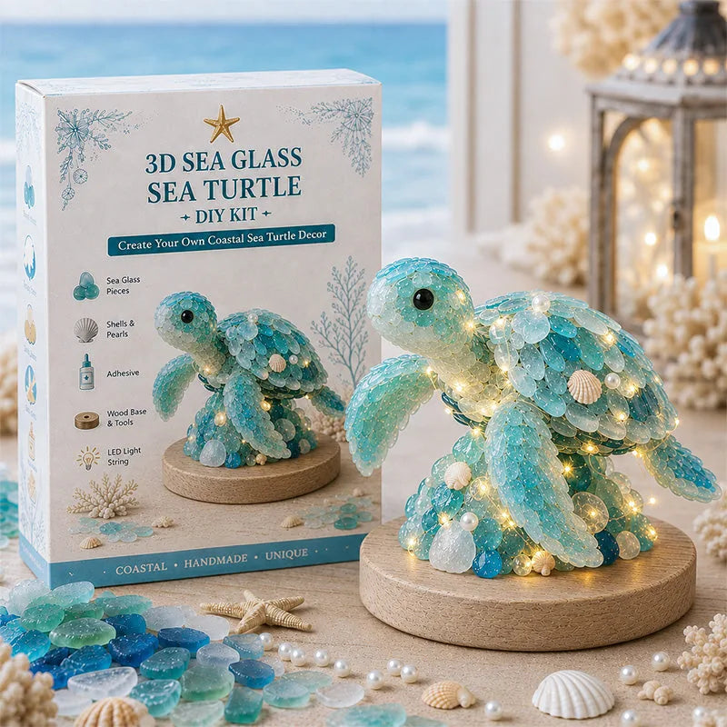 DIY 3D Sea Glass Art Kit – 11 Designs