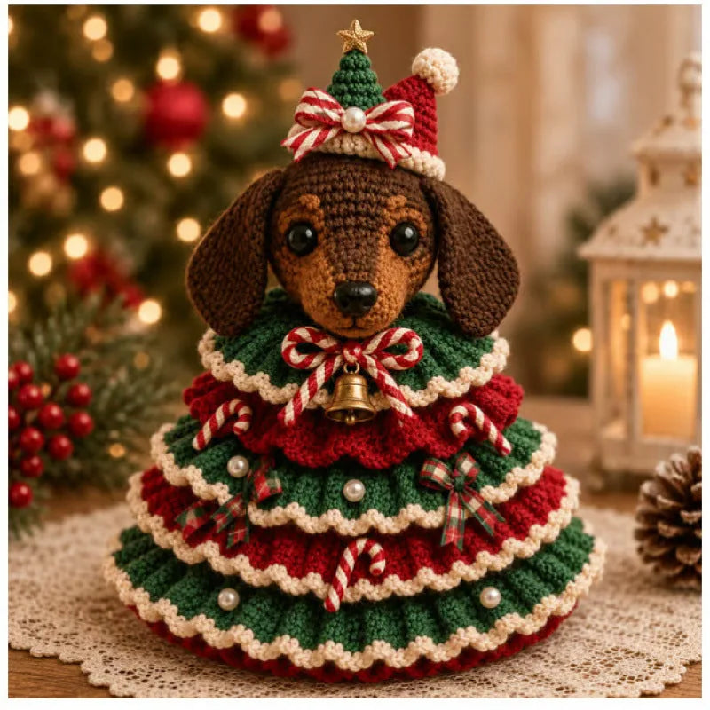 DIY Crochet Animal Christmas Tree Kit – 11 Designs