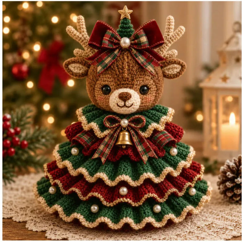 DIY Crochet Animal Christmas Tree Kit – 11 Designs