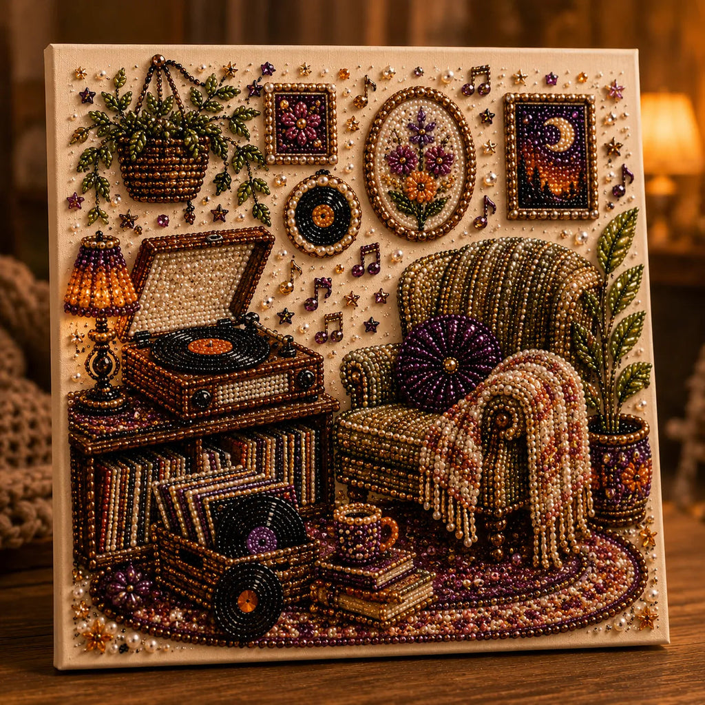 Cozy Hobby Room Diamond Painting Kit – 6 Designs