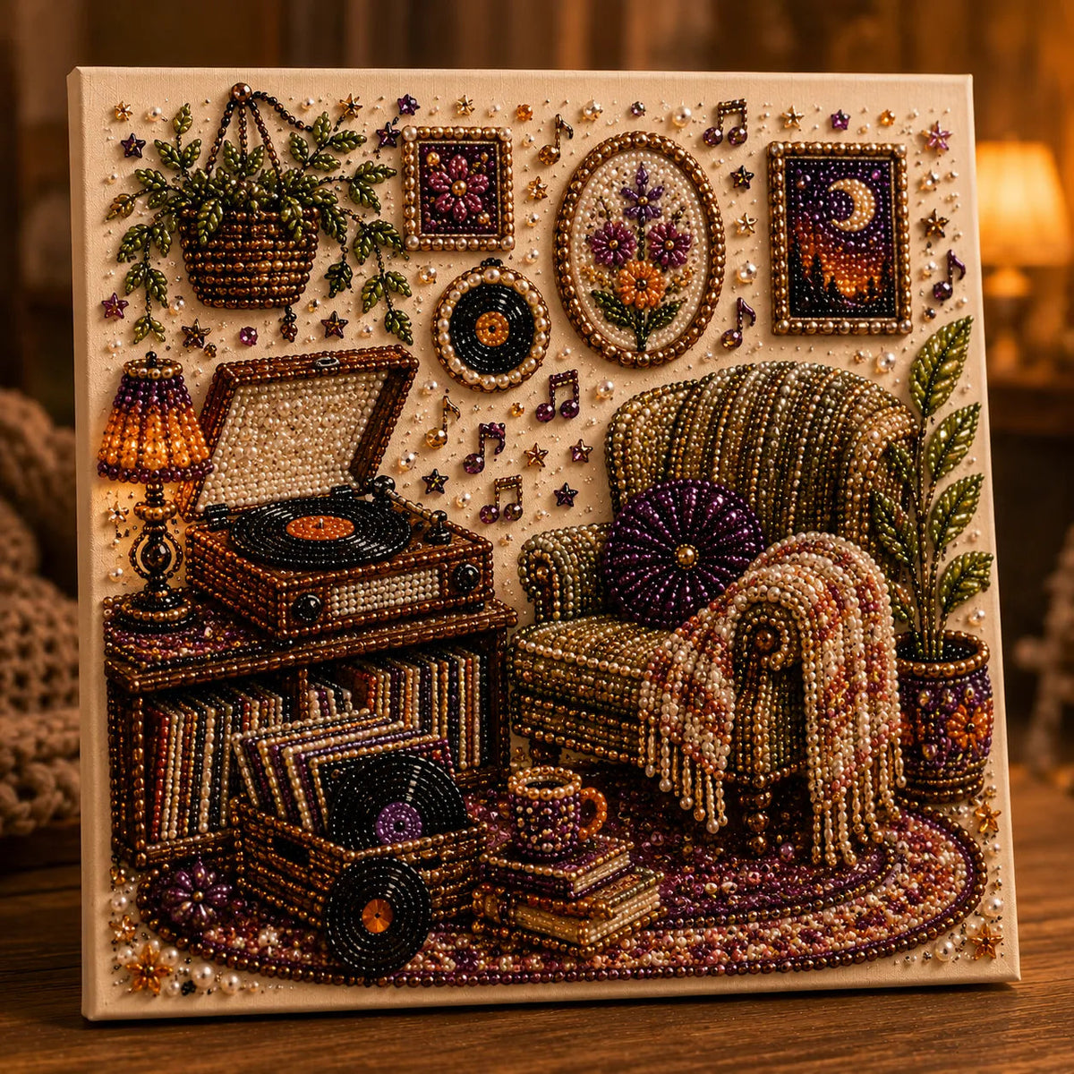 Cozy Hobby Room Diamond Painting Kit – 6 Designs