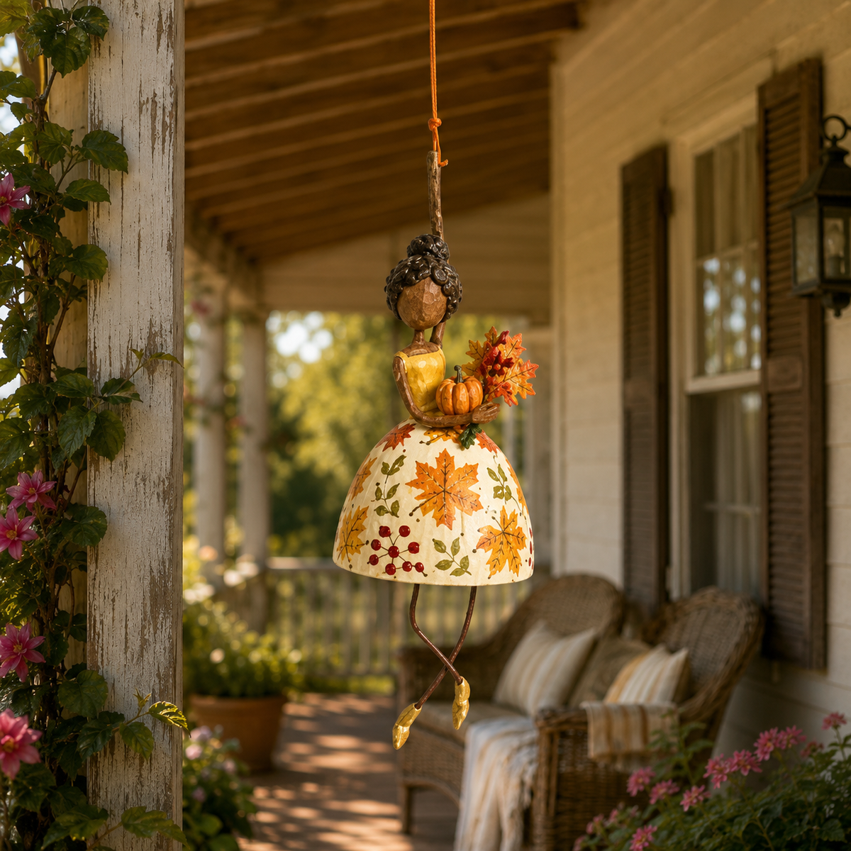 Whimsical Dancing Lady Hanging Ornament