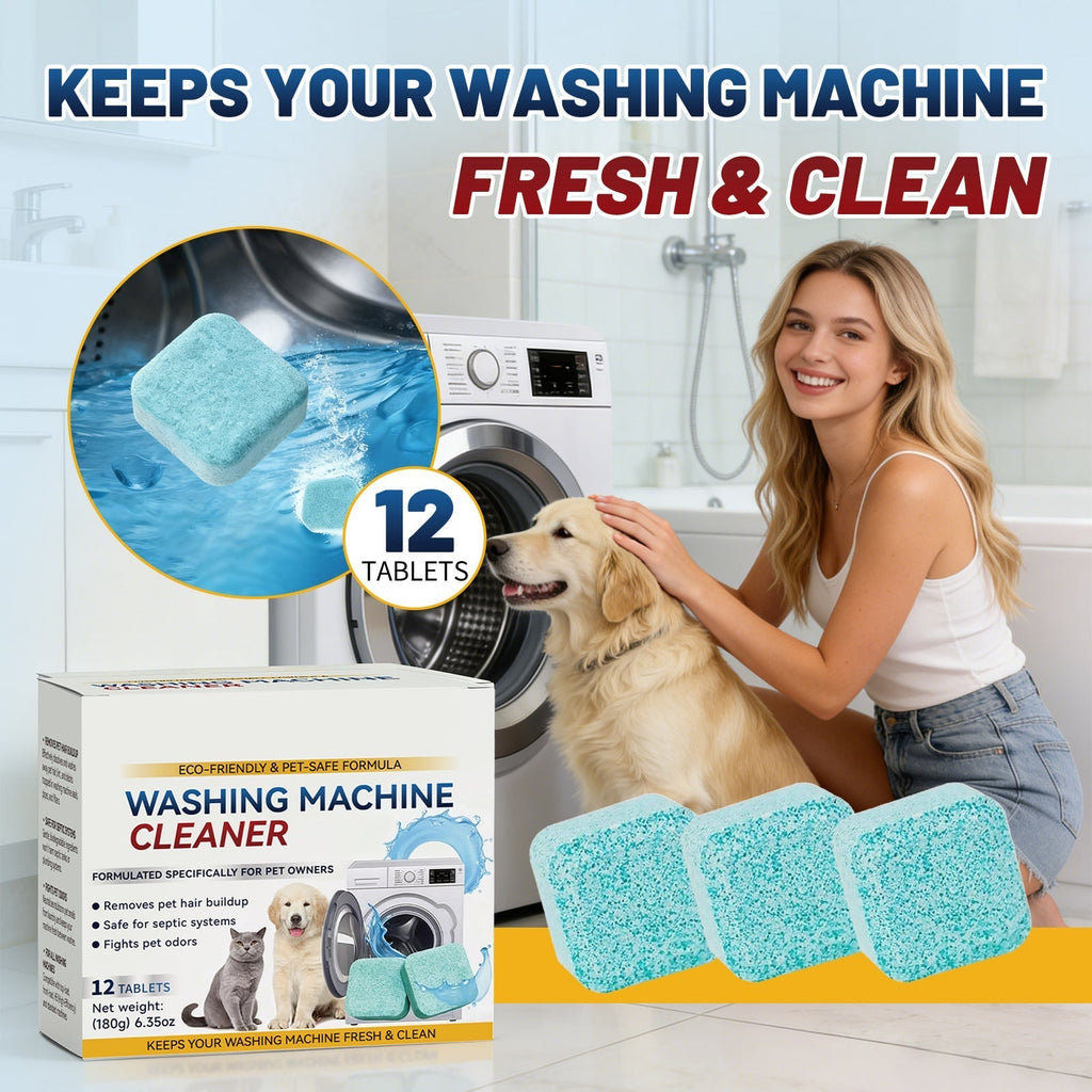 🔥24pcs  Powerful Washer Deep Cleaner Tablets – Eliminate Hidden Bacteria & Bad Smells Fast
