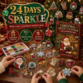 24-Piece Christmas Diamond Art Ornament Kit