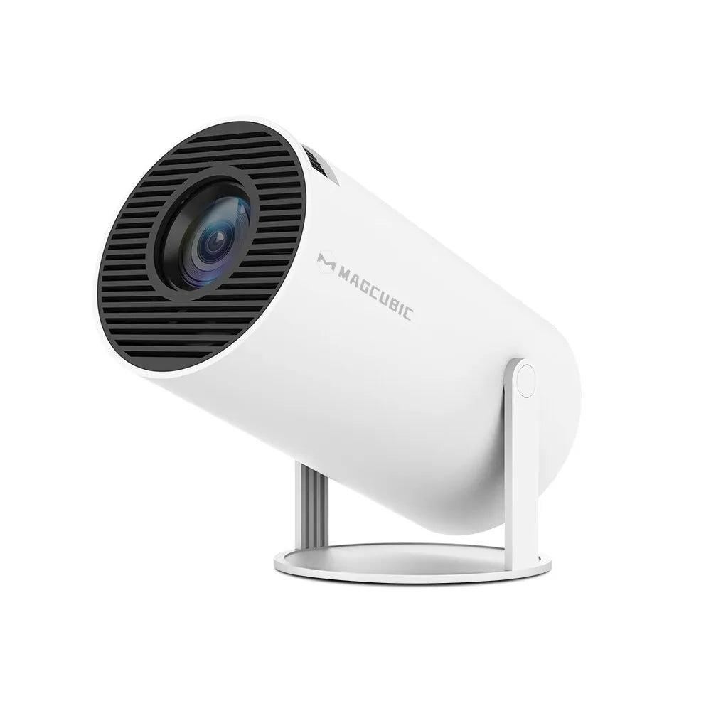 HY300 Pro Smart Mini Projector – Android 11 & 180° Flexible
