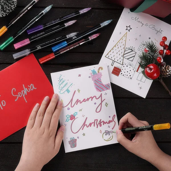 24 Colors Dream Fluorescent Marker Pen for DIY Journal