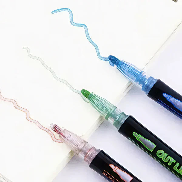 24 Colors Dream Fluorescent Marker Pen for DIY Journal