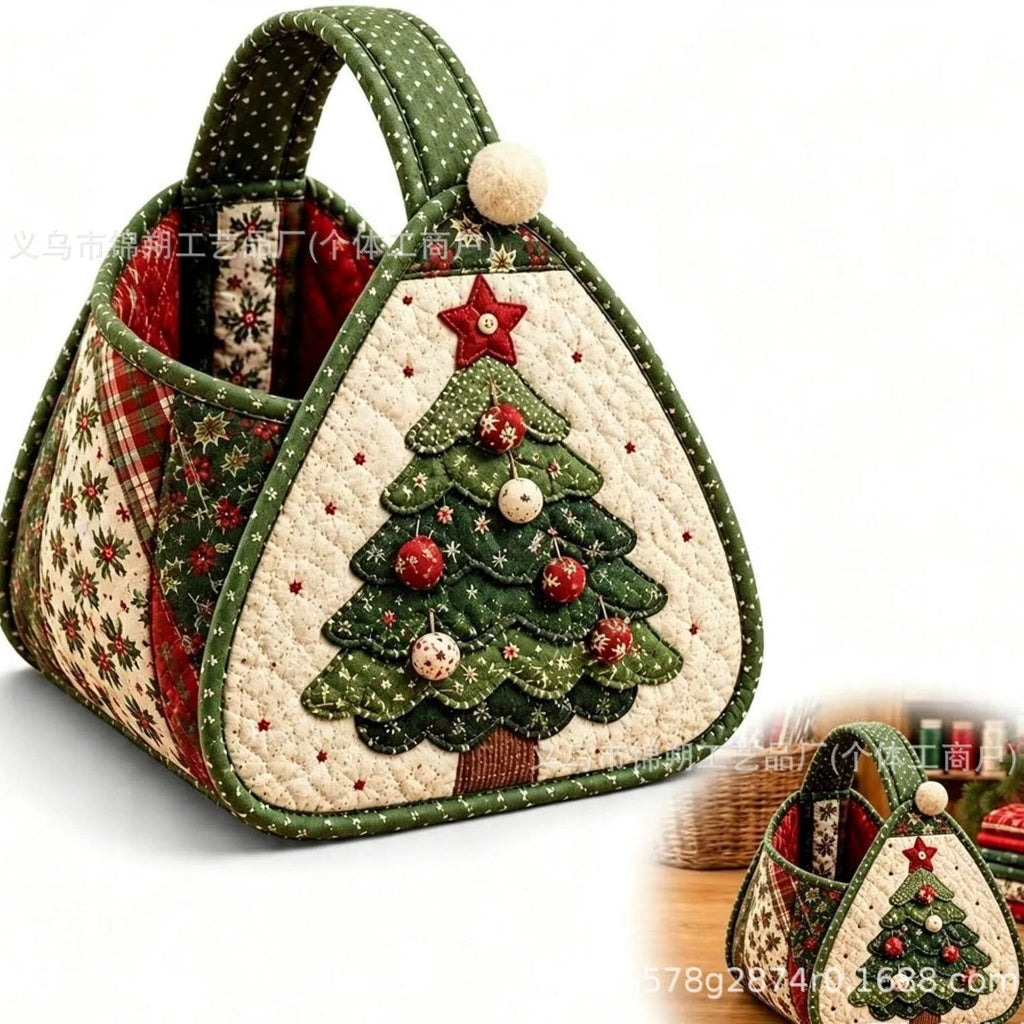 Christmas Character Quilted Carry Basket DIY Kit