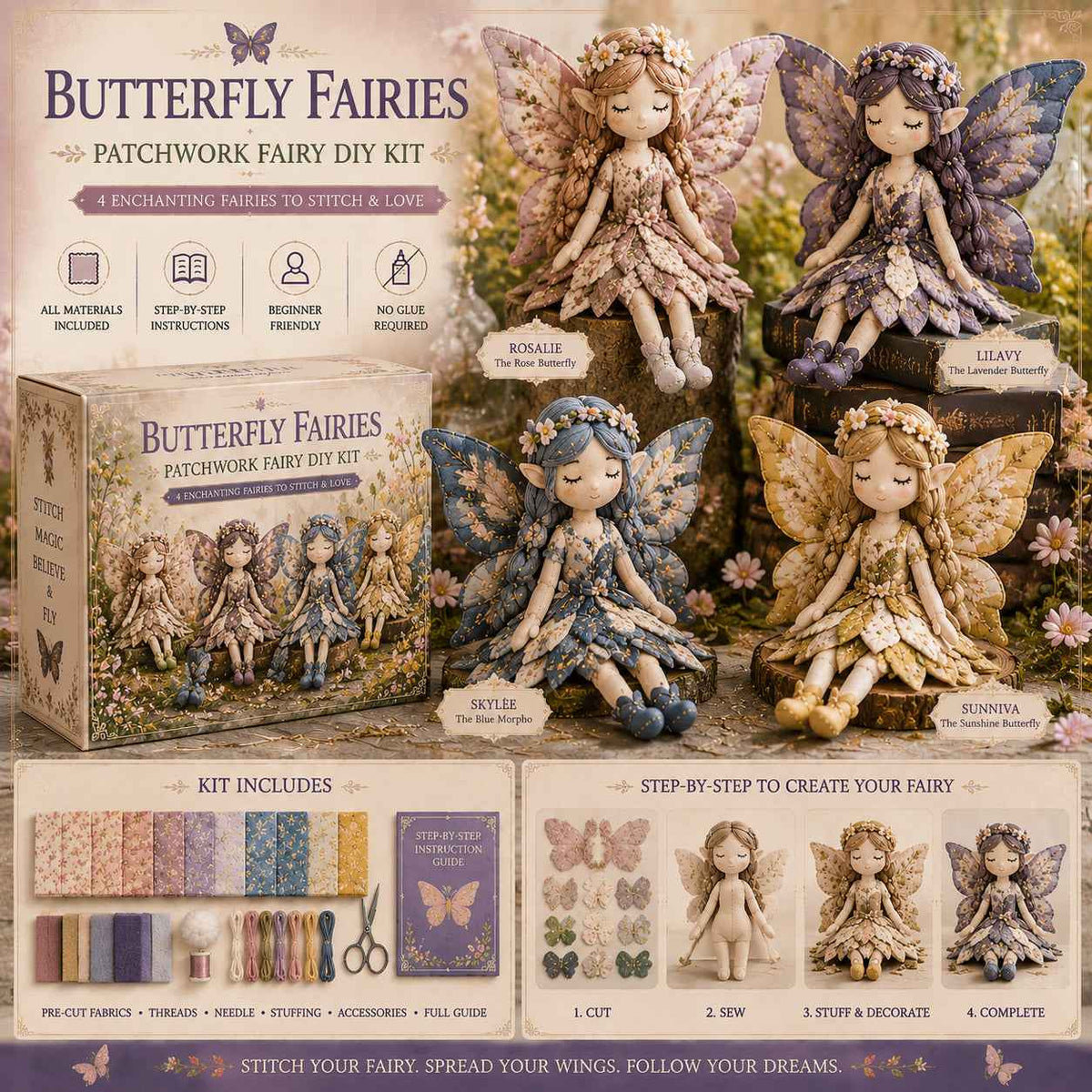 Fairy Patchwork DIY Collection