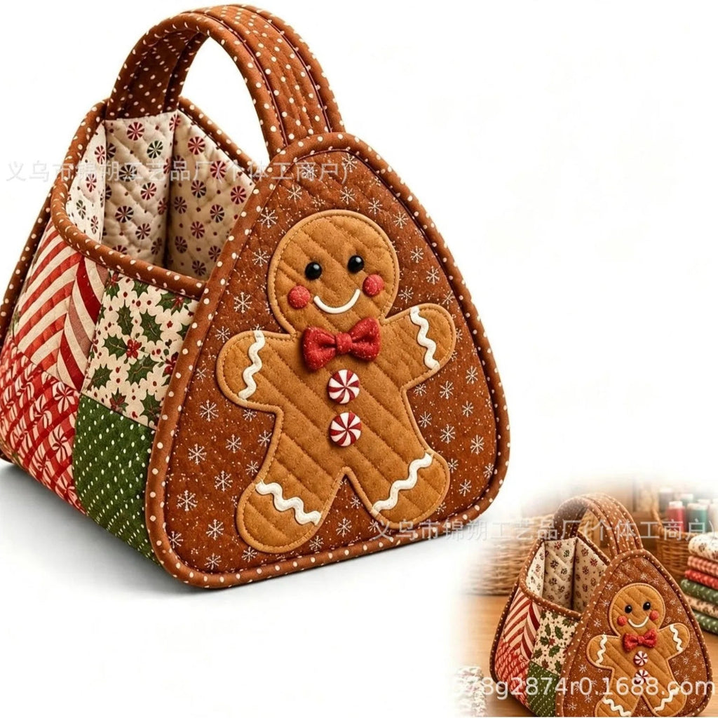 Christmas Character Quilted Carry Basket DIY Kit