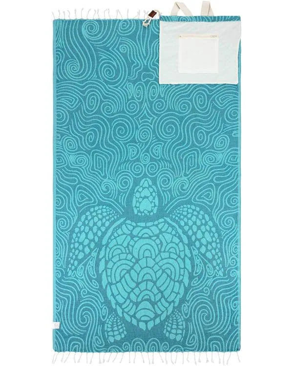 🏖️2-in-1 Convertible Towel & Backpack with Inner Zip Pocket & Sand-Repelling Fabric– Pre-Sale
