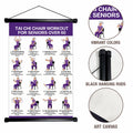 Seated Tai Chi Exercise Wall Chart for Seniors