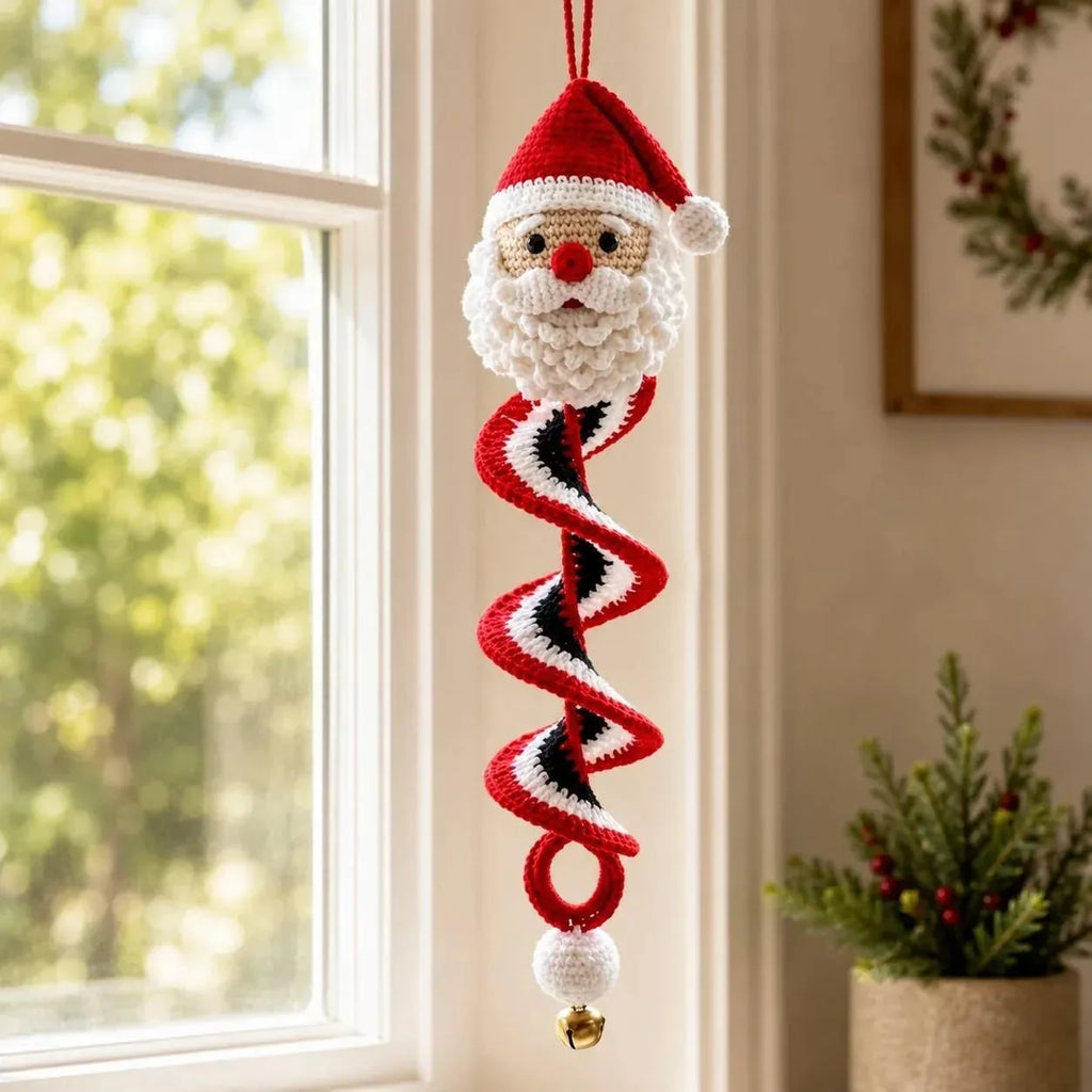 Crochet Christmas Spiral Ornament DIY Kit