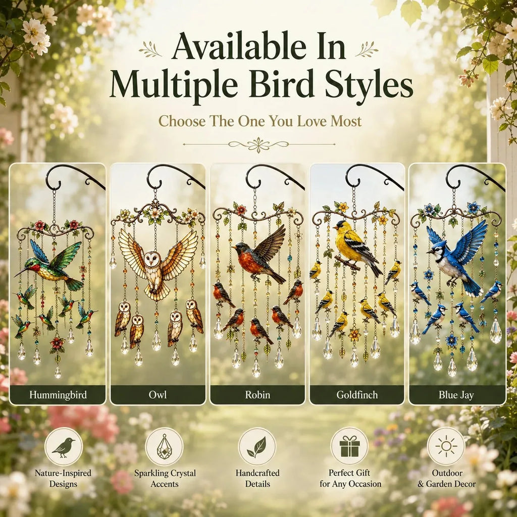 🐦🎐Graceful Hummingbird Wind Chime