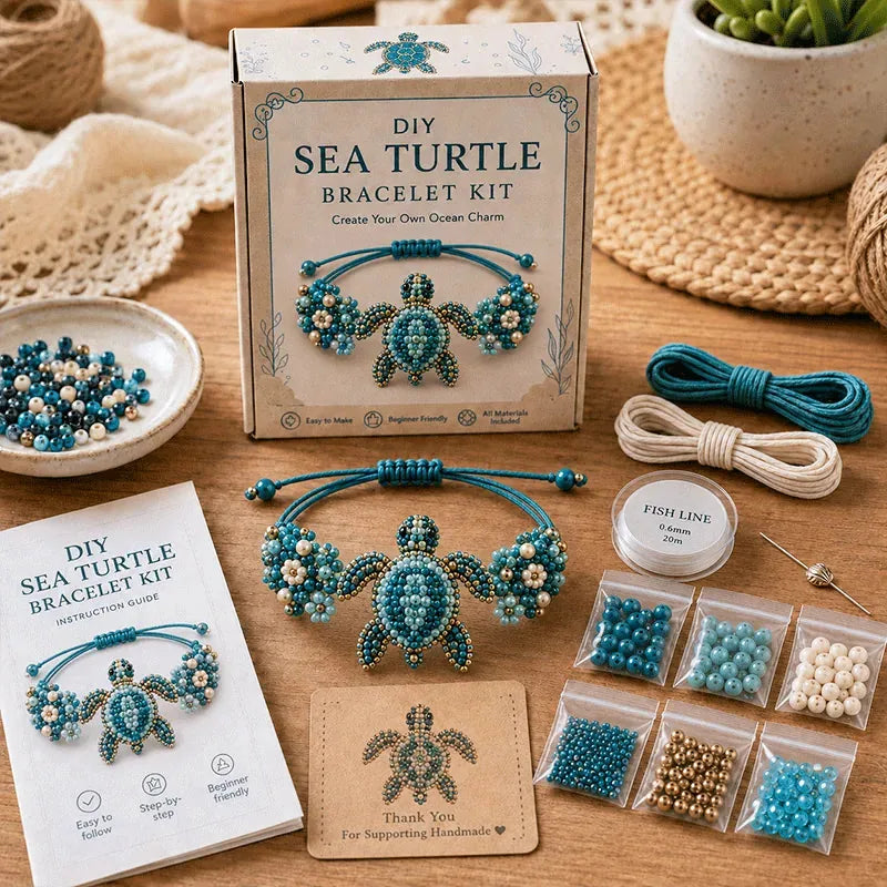 🐙 DIY Beaded Bracelet Making Kit