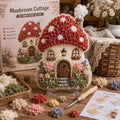 Whimsical Village Fabric Poke Art DIY Kit
