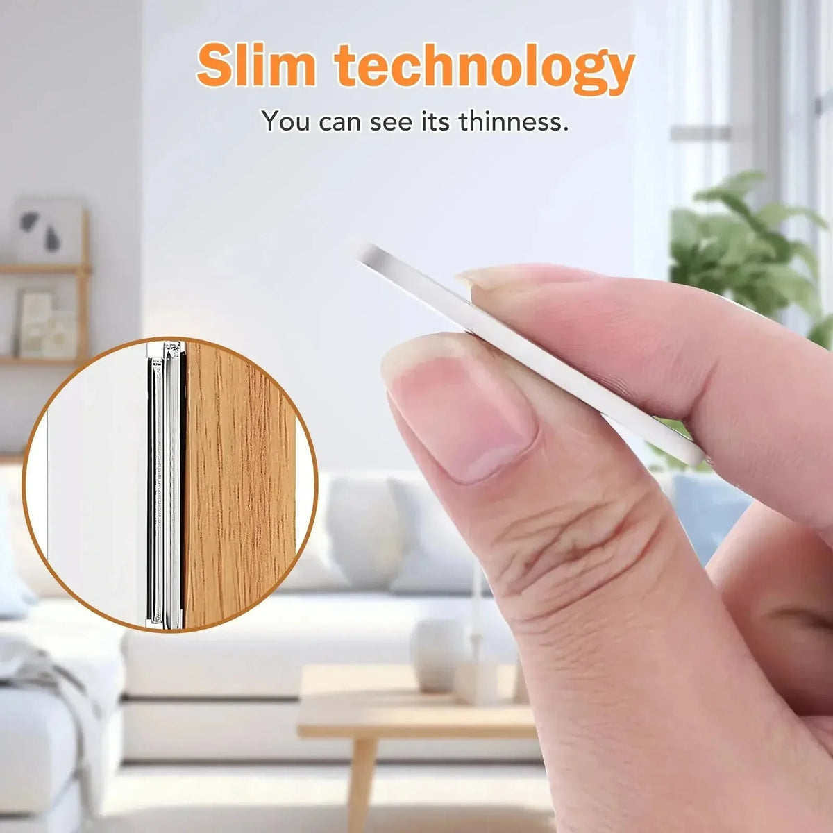 Ultra-Thin Magnetic Cabinet Catches – 10 Pairs