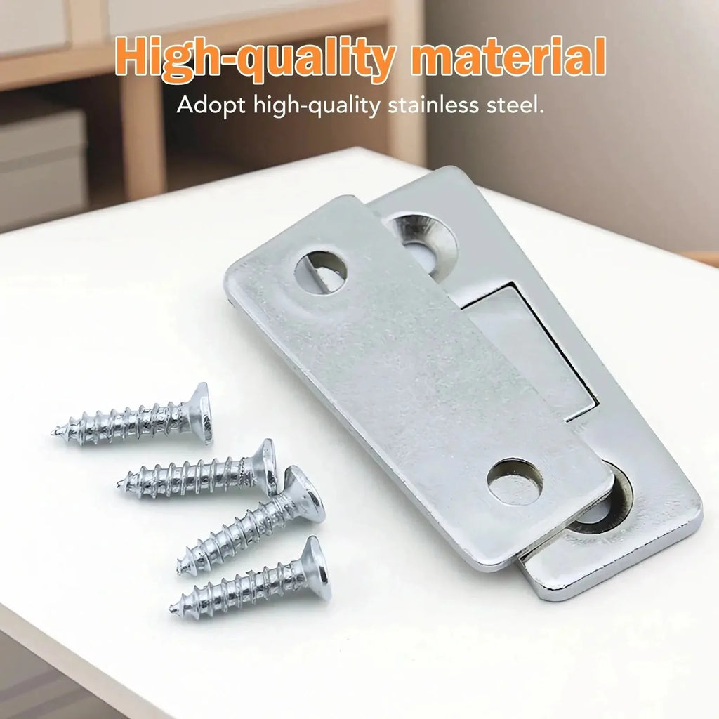 Ultra-Thin Magnetic Cabinet Catches – 10 Pairs