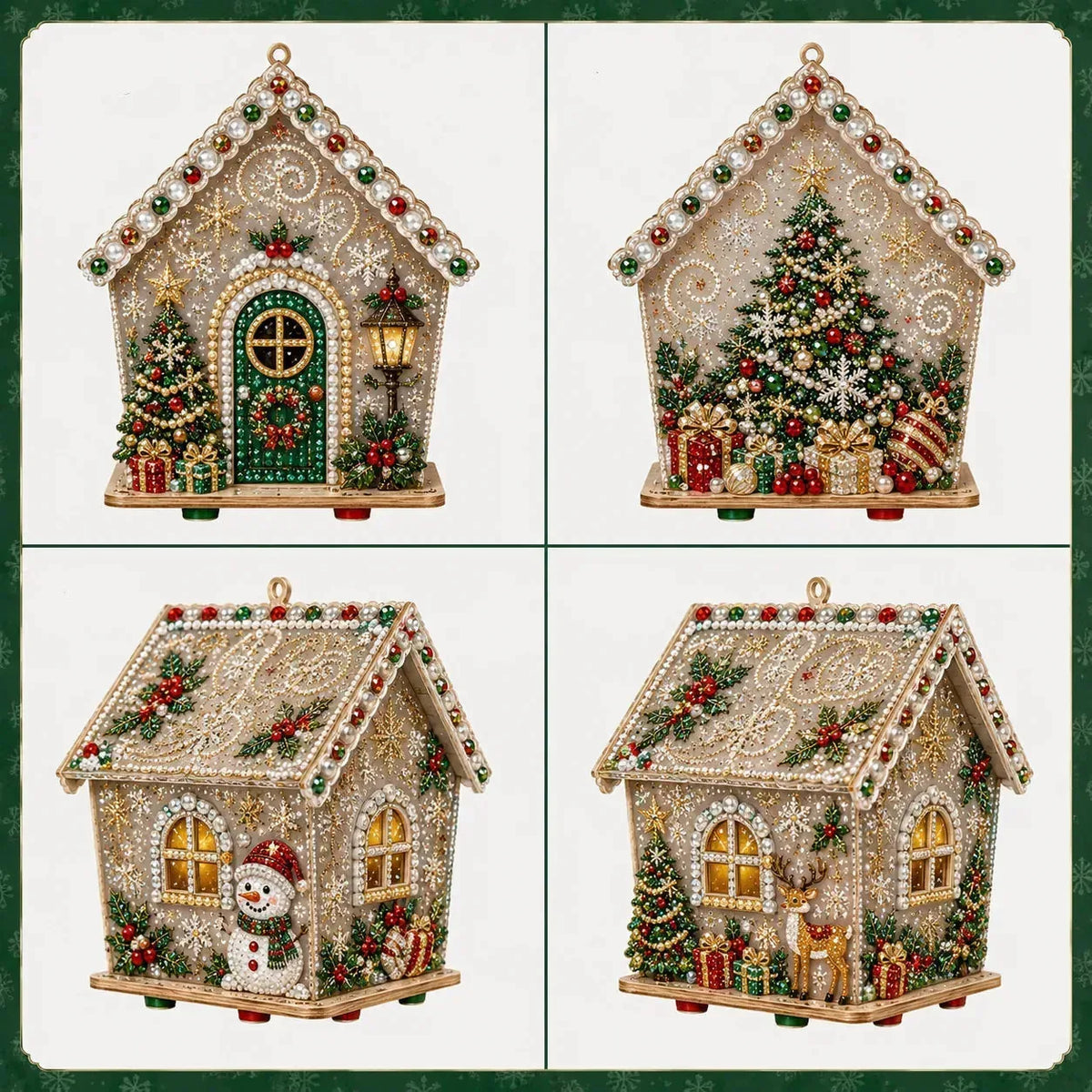 DIY Pearl Art Christmas Decoration Kit