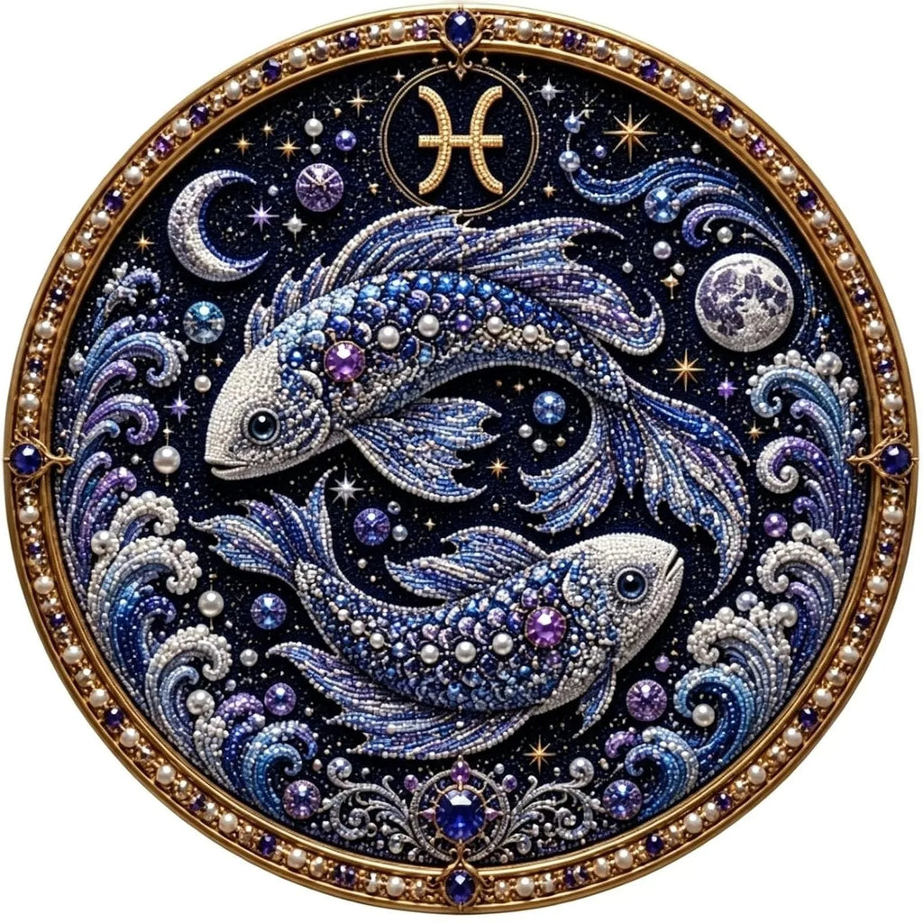 DIY Pearl Zodiac Wall Art Kit