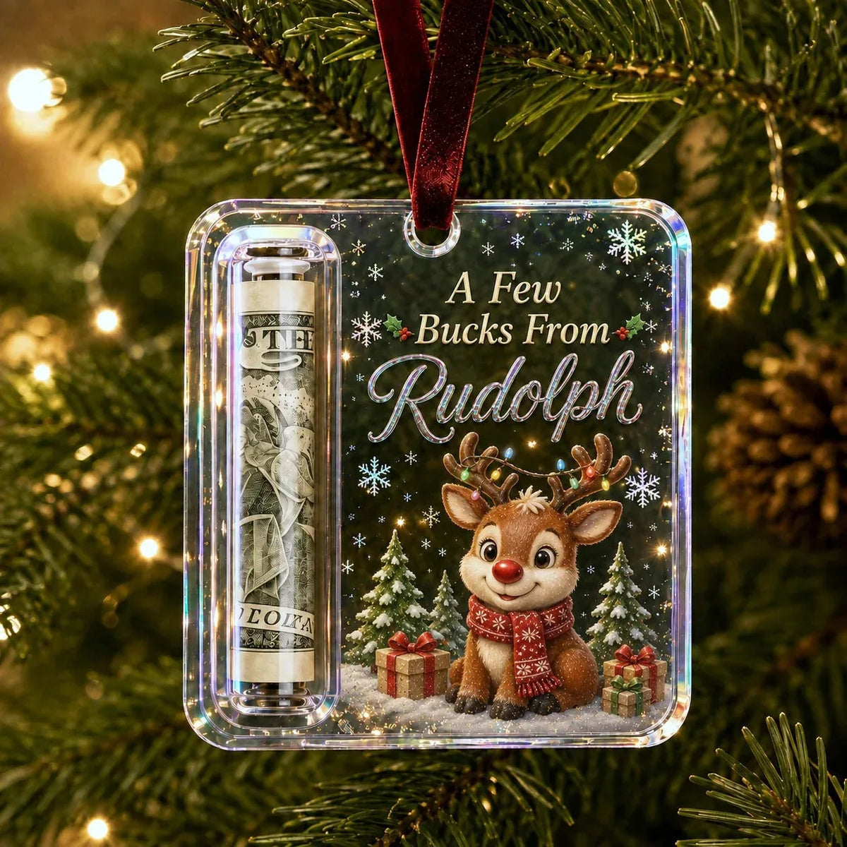 Santa's Cash Holder Christmas Ornament – The Magical Way to Gift Money This Holiday