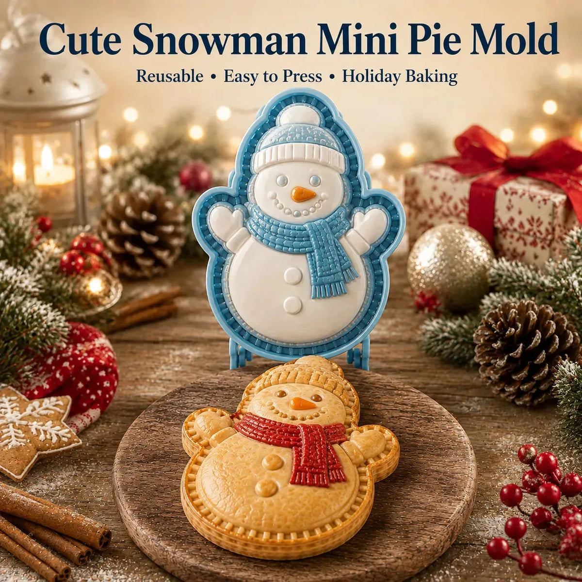 Christmas Mini Pie Embossing Mold