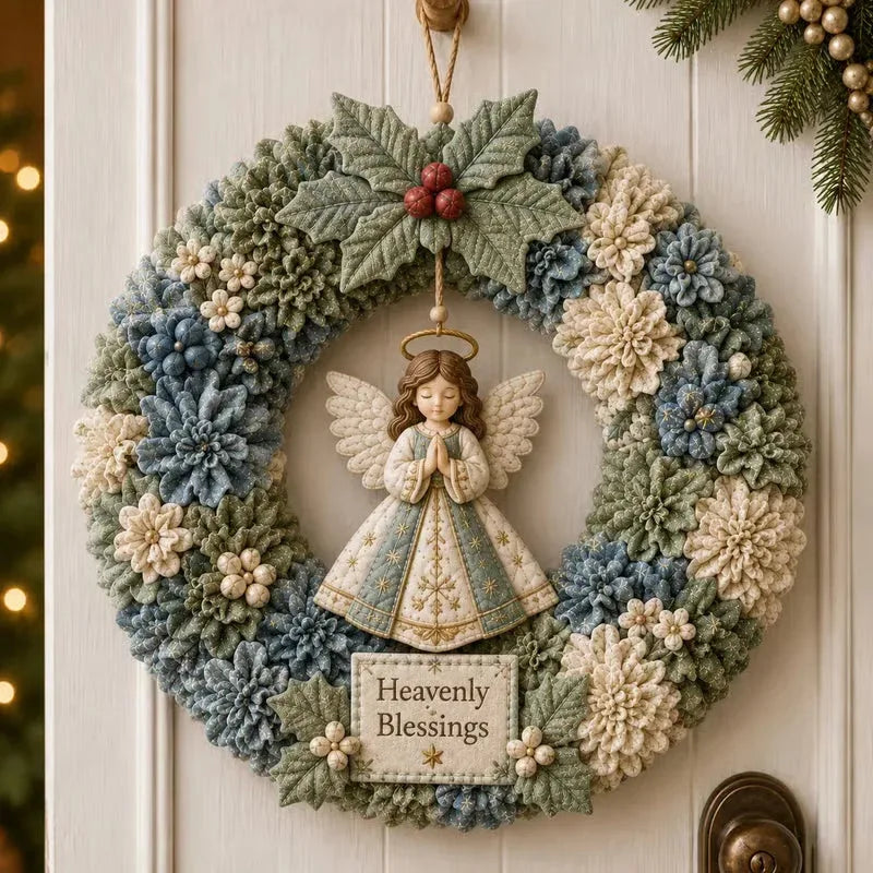 3D Fabric Poke Christmas Wreath DIY Kit – 6 Designs