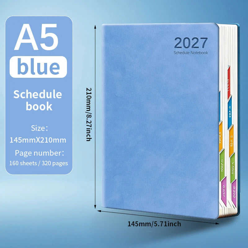 2027 A5 Daily Planner