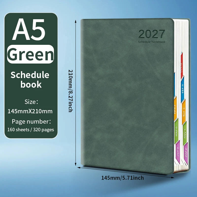 2027 A5 Daily Planner